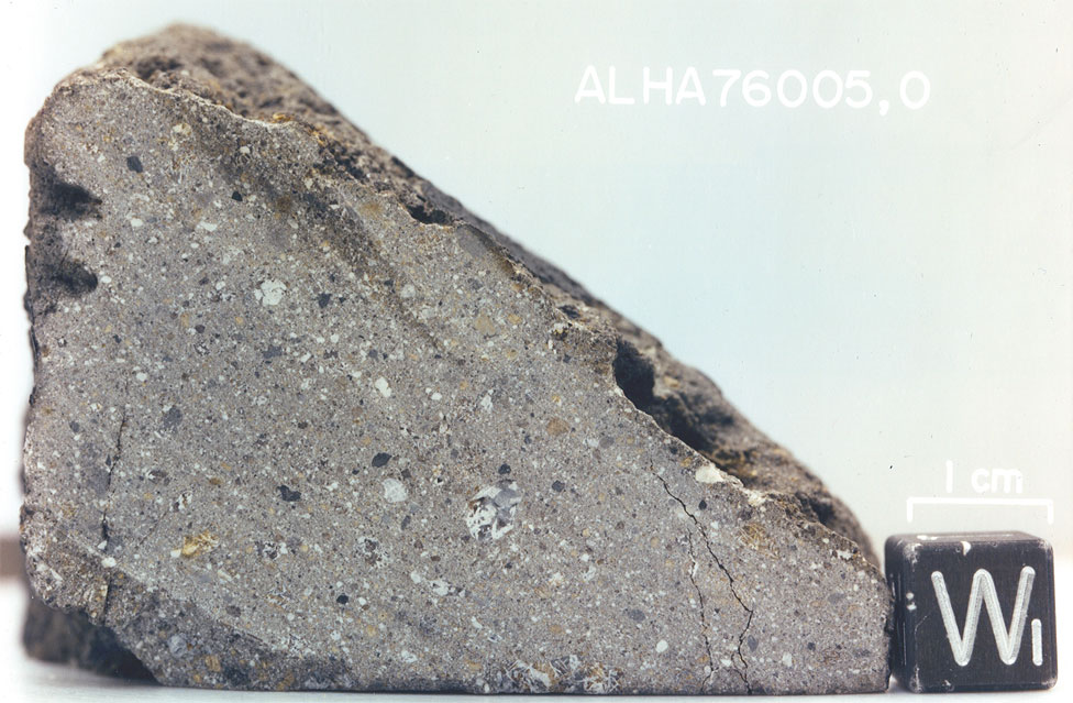 Top View of Sample ALHA76005