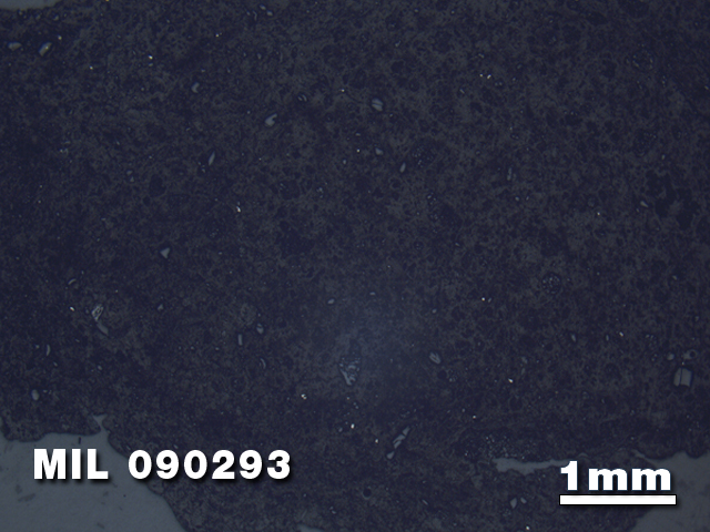 Thin Section Photo of Sample MIL 090293 in Reflected Light with 1.25X Magnification
