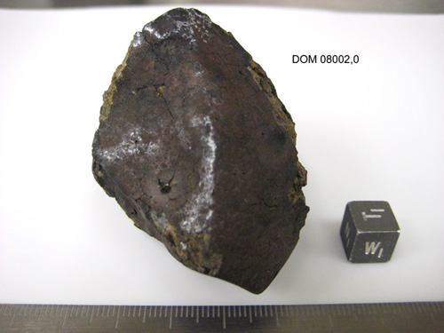 Lab Photograph of West View of Sample DOM 08002