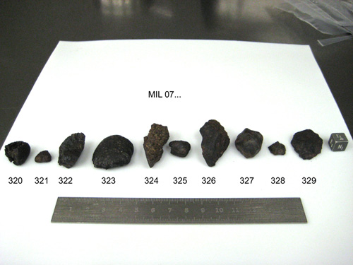Lab Photo of Sample MIL 07320 Displaying North View