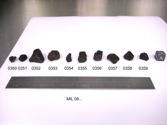 Lab Photo of Sample MIL 090350 Displaying North View