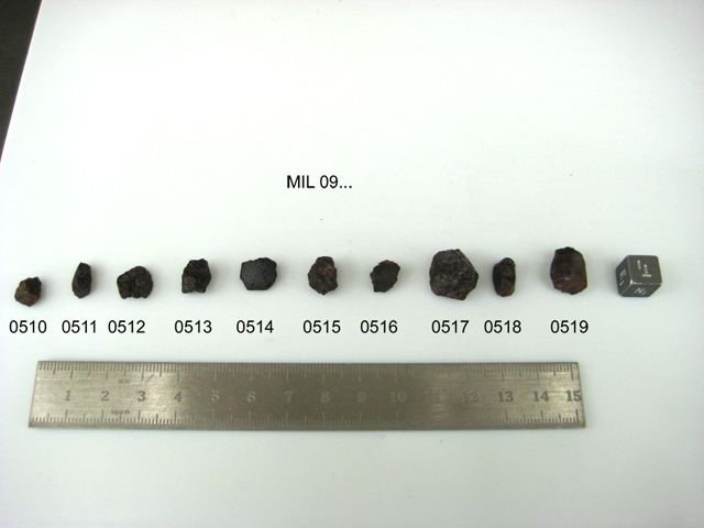 Lab Photo of Sample MIL 090510 Showing North View