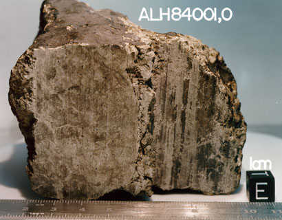 B8. East View of Sawed Face of Sample ALH 84001