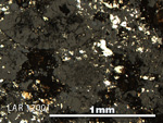 Thin Section Photo of Sample LAR 12001 in Reflected Light with 5X Magnification