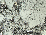 Thin Section Photo of Sample LAR 12247 in Reflected Light with 5X Magnification