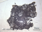 Thin Section Photo of Sample MIL 090178 at 1.25X Magnification in Reflected Light