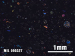 Thin Section Photo of Sample MIL 090327 at 2.5X Magnification in Cross-Polarized Light