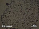 Thin Section Photo of Sample MIL 090340 at 1.25X Magnification in Reflected Light