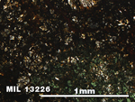 Thin Section Photo of Sample MIL 13226 in Plane-Polarized Light with 5X Magnification