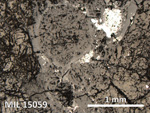 Thin Section Photo of Sample MIL 15059 in Reflected Light with 5X Magnification