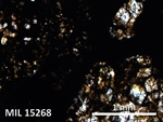 Thin Section Photo of Sample MIL 15268 in Plane-Polarized Light with 5X Magnification