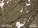 Thin Section Photo of Sample MIL 15293 in Reflected Light with 2.5X Magnification