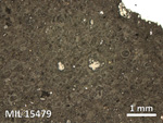 Thin Section Photo of Sample MIL 15479 in Reflected Light with 2.5X Magnification