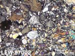 Thin Section Photograph of Sample LEW 87002 in Cross-Polarized Light