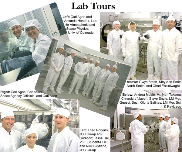 Pictures of lab tours page 3.