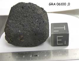 Lab Photo of Sample GRA 06100  showing East View