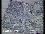 Thin Section Photograph of Sample LAR 06872 in Reflected Light