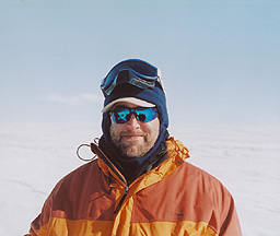 Ralph Harvey at Meteorite Hills in 2001