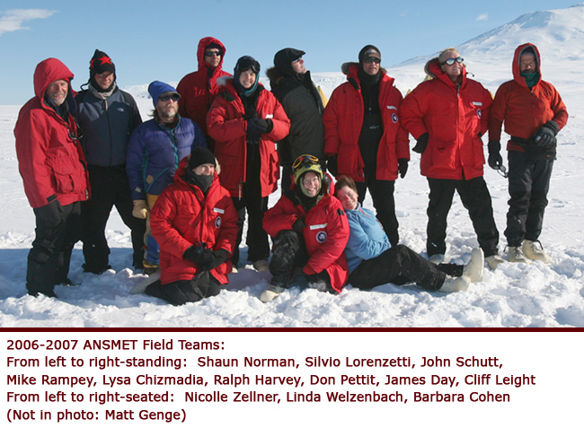 2006-2007 ANSMET field team members