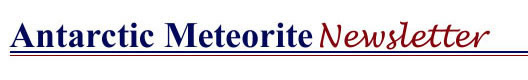 Antarctic Meteorite Newsletter