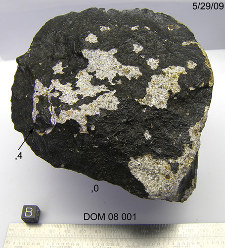 Lab Photograph of Reconstruction View of Sample DOM 08001