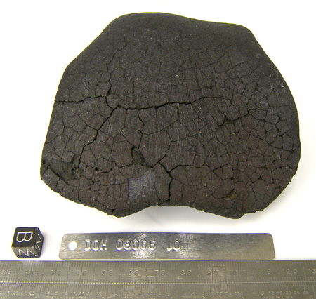 DOM 08006 Meteorite Sample Photograph Showing Bottom View