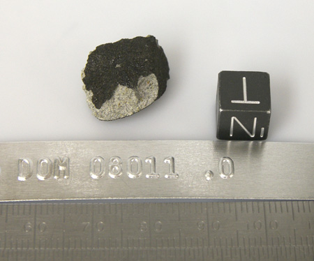 DOM 08011 Meteorite Sample Photograph Showing North View