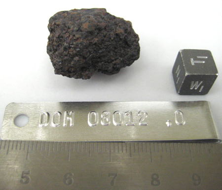 DOM 08012 Meteorite Sample Photograph Showing West View
