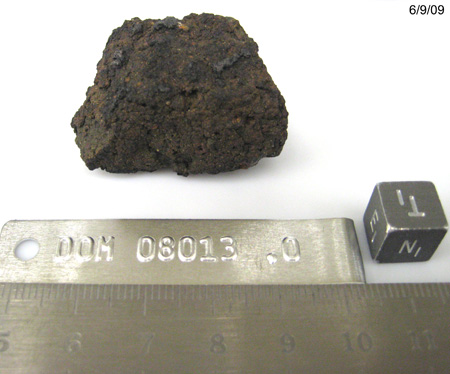 DOM 08013 Meteorite Sample Photograph Showing North View