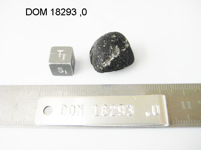 Lab Photo of Sample DOM 18293 Displaying Top South Orientation