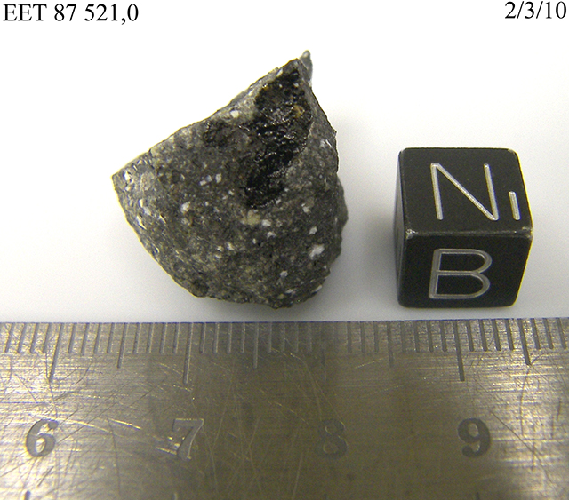 Lab Photo of Sample EET 87521 Showing North Bottom View