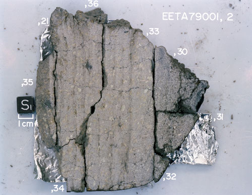 CC6. South View of Splits from Sample  EETA79001,2