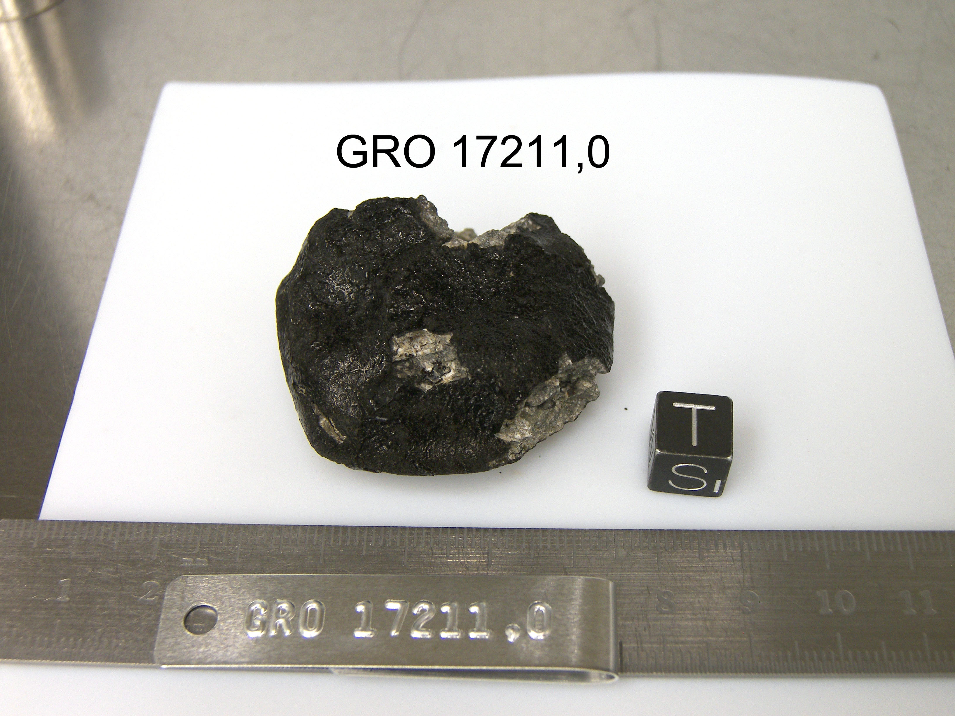 Lab Photo of Sample GRO 17211 Displaying South Orientation