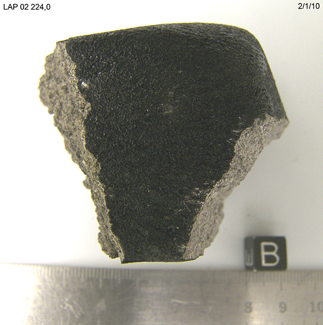Lab Photo of Sample LAP 02224 Showing Bottom View