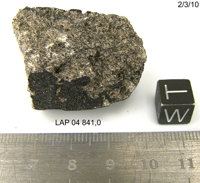 Lab Photo of Sample LAP 04841 Showing Top West View