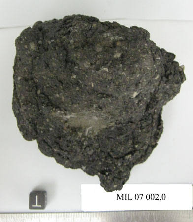 Lab Photo of Sample MIL 07002 Showing Top View