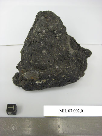 Lab Photo of Sample MIL 07002 Showing Top East View