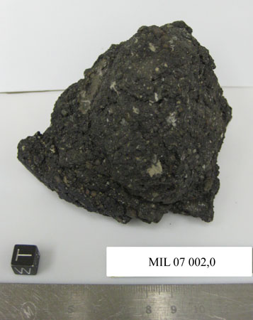 Lab Photo of Sample MIL 07002 Showing Top West View