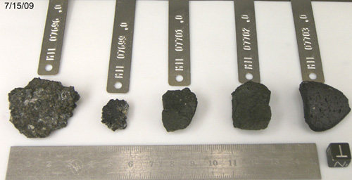 Lab Photograph of Group View of Sample MIL 07696