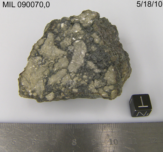Lab Photo of Sample MIL 090070 Showing Top North View