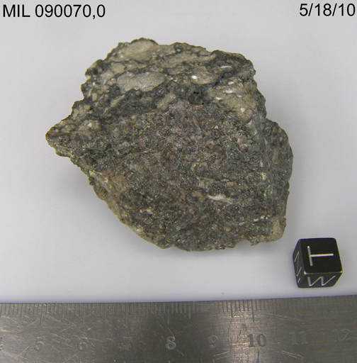 Lab Photo of Sample MIL 090070 Showing Top West View