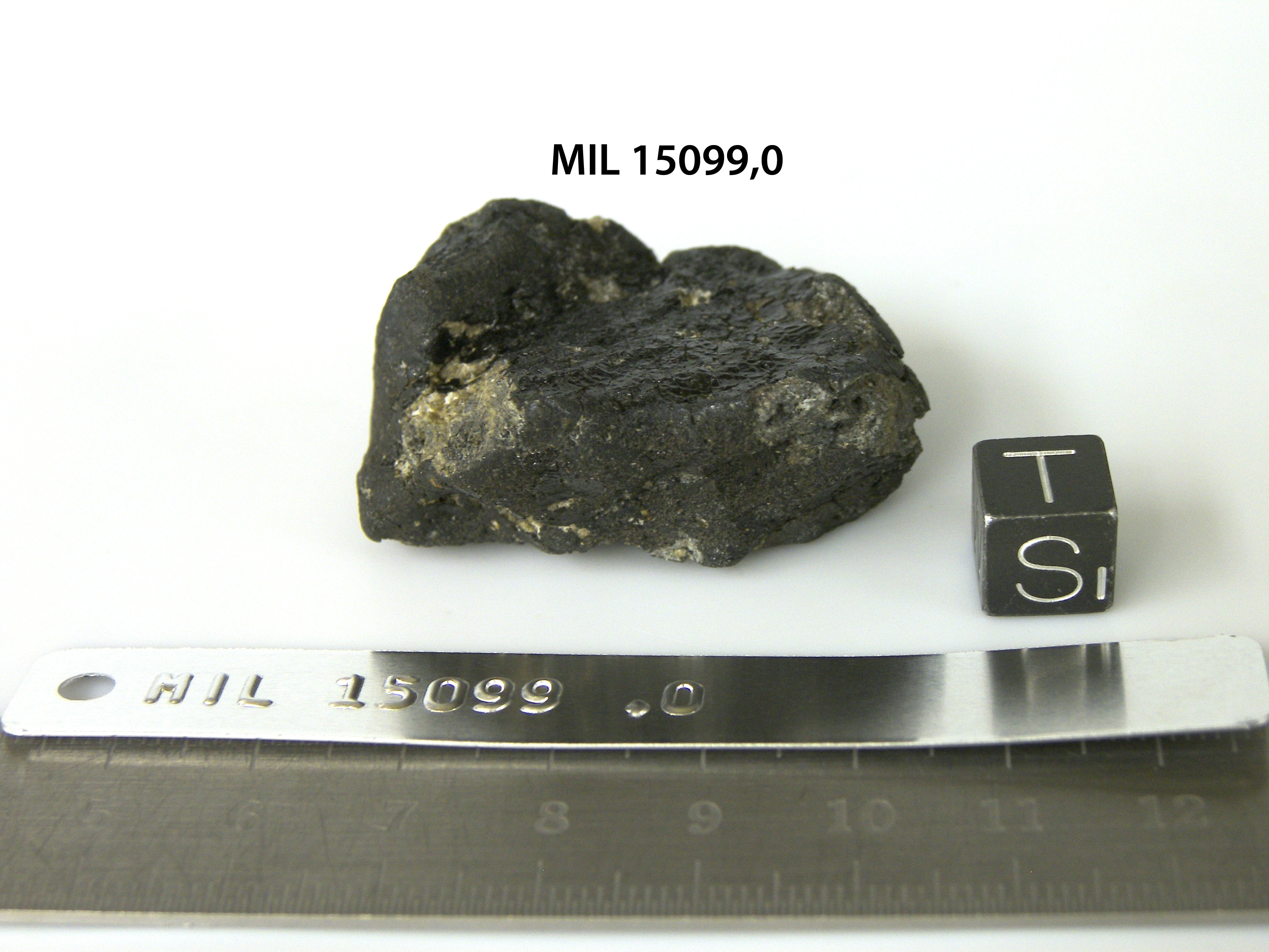 Lab Photo of Sample MIL 15099 Displaying South Orientation