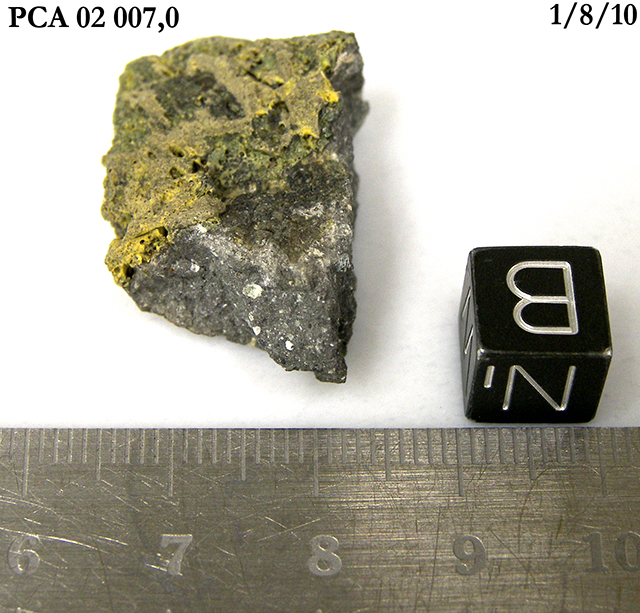Lab Photo of Sample PCA 02007 Showing Bottom North View