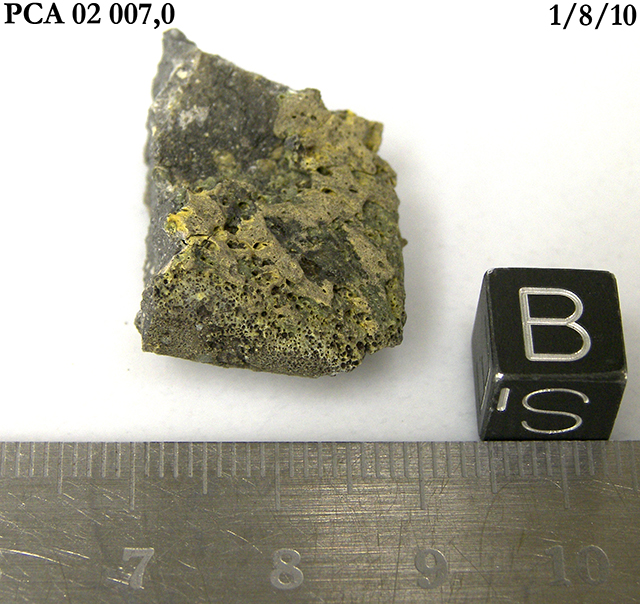 Lab Photo of Sample PCA 02007 Showing Bottom South View