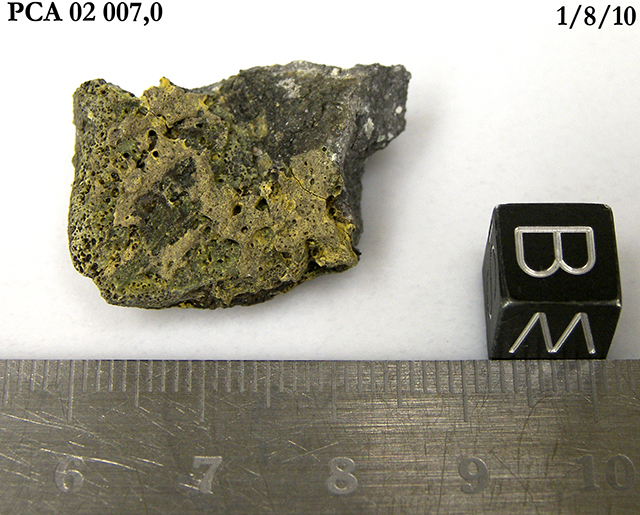 Lab Photo of Sample PCA 02007 Showing Bottom West View