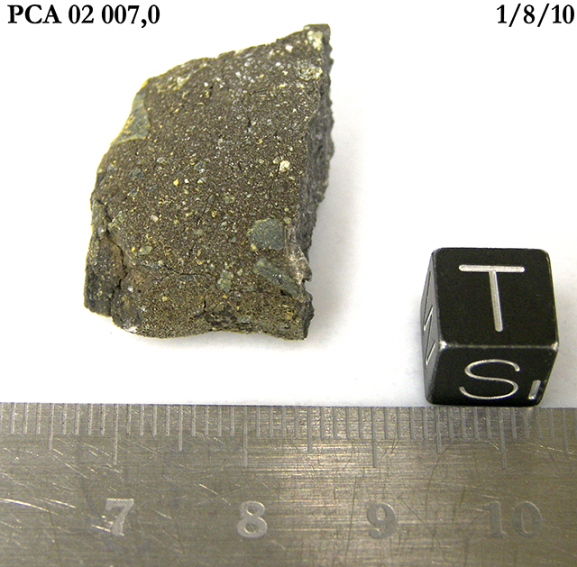 Lab Photo of Sample PCA 02007 Showing Top South View