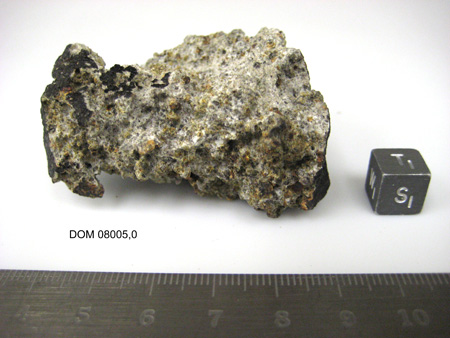 DOM 08005 Meteorite Sample Photograph Showing South View