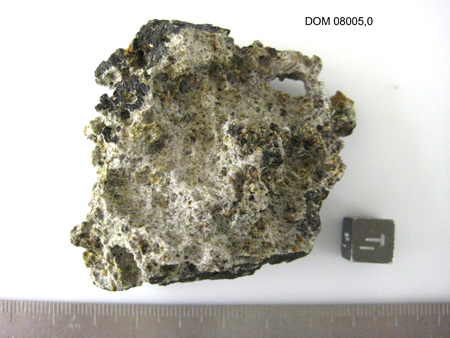 DOM 08005 Meteorite Sample Photograph Showing Top View