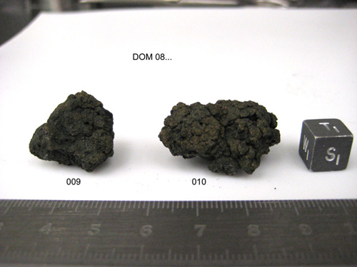 Lab Photograph of South View of Sample DOM 08009