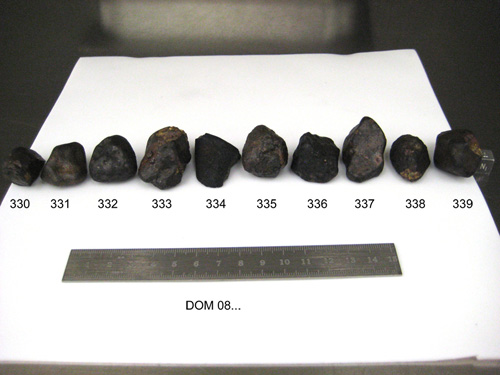 Lab Photo of Sample DOM 08330 Displaying North View